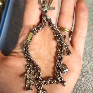 Silver Americana Charm Bracelet